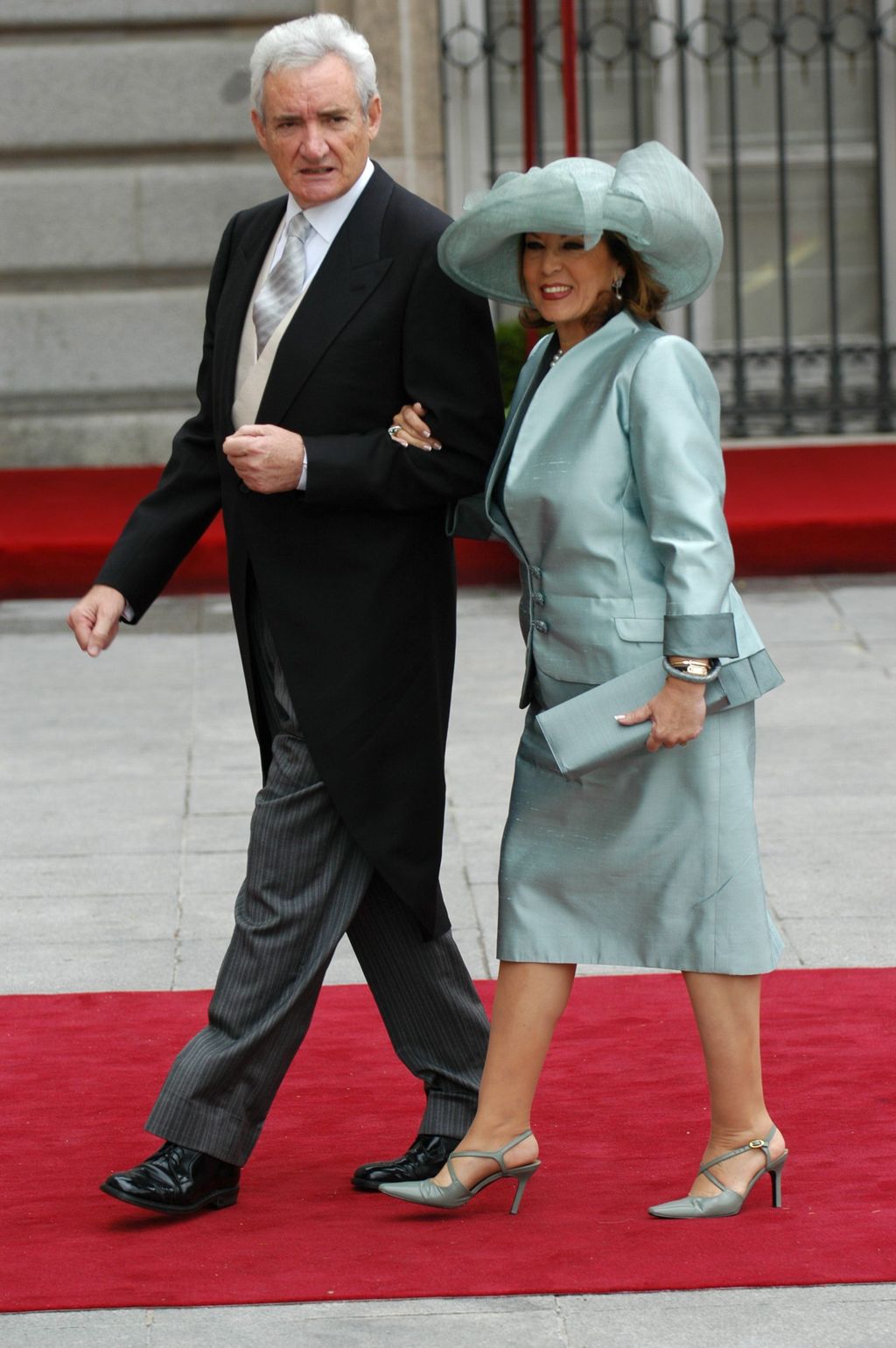 Luis del Olmo y su esposa, Mercedes González