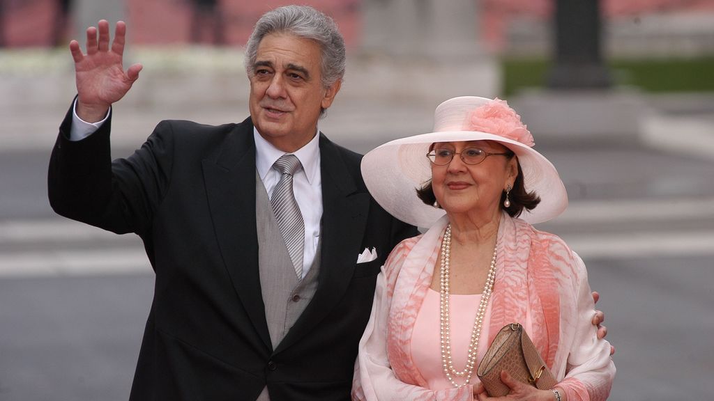Plácido Domingo y su esposa, Marta Ornelas