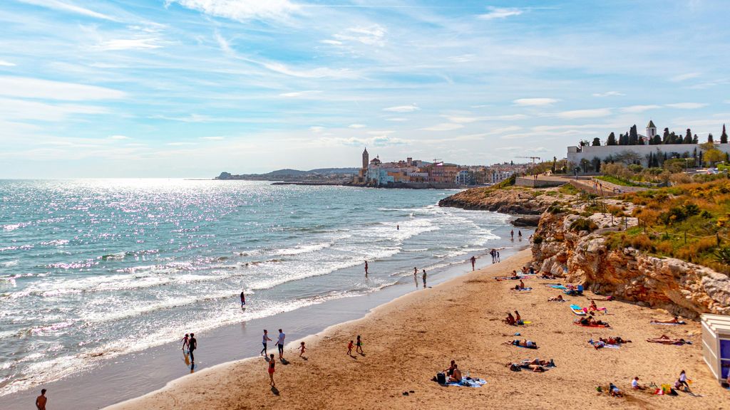 Playa de Sitges, España