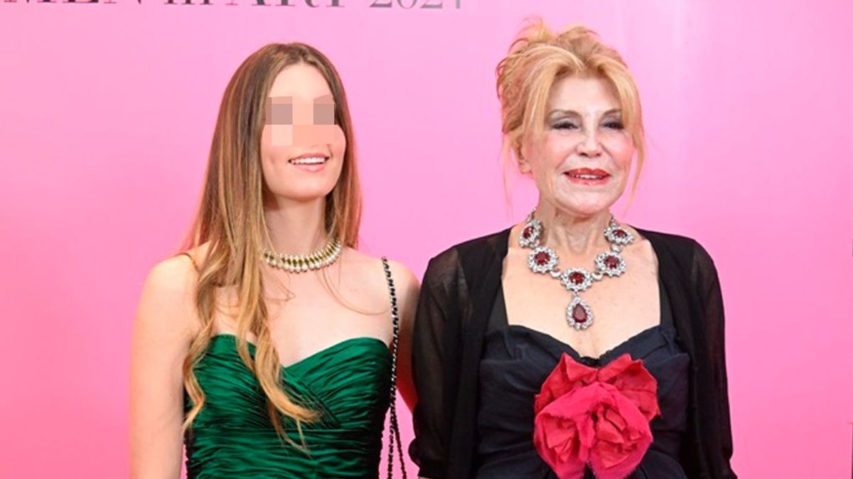 Tita Cervera y su hija Carmen