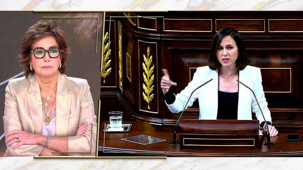Ana Rosa Quintana responde a Ione Belarra: "Se ha llevado la máquina el fango a la sede de la soberanía popular"