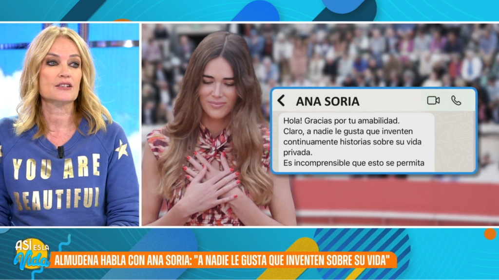 El enfado de Ana Soria confirmando que no se casa con Enrique Ponce
