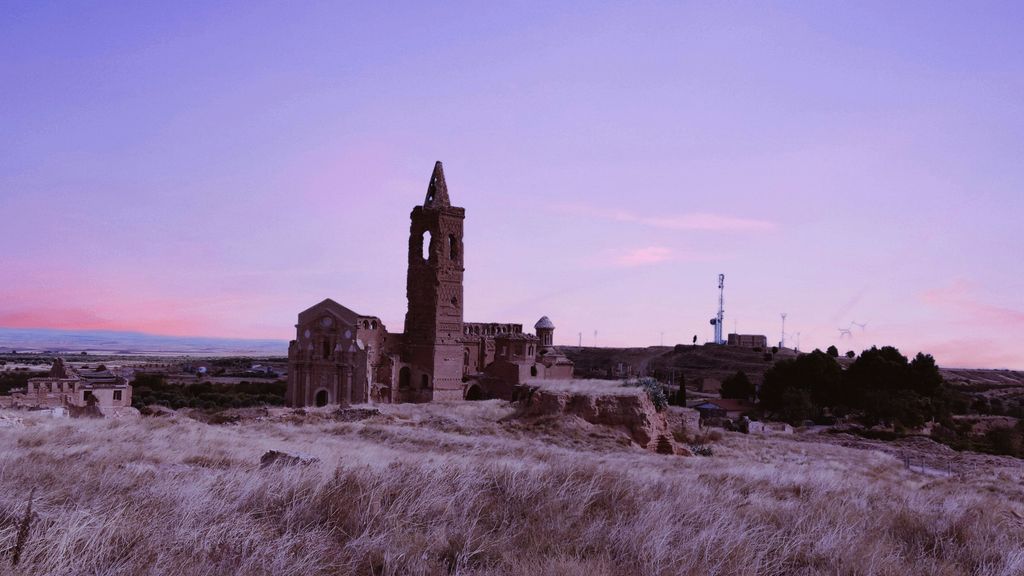 Imagen del pueblo fantasma de Belchite