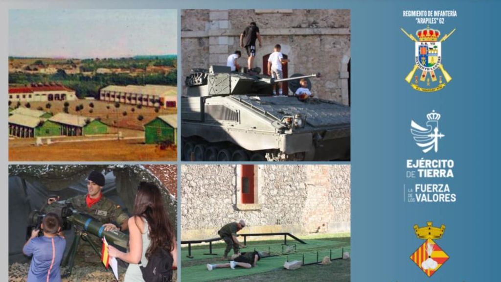 Juegos para niños en una base militar: las puertas abiertas en un cuartel desatan la polémica en Girona