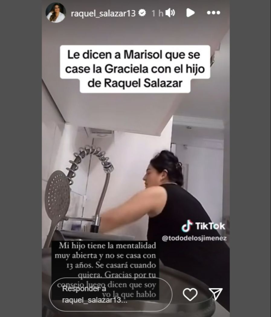 La respuesta de Raquel Salazar