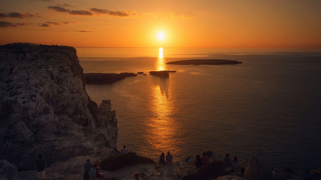 Puesta de sol en Menorca