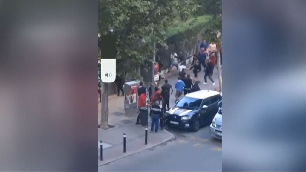 Violenta reyerta entre dos familias de feriantes cerca del Santiago Bernabeu: 32 detenidos y 11 heridos
