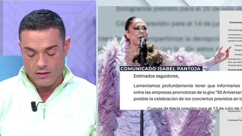 Los motivos por los que Isabel Pantoja ha cancelado dos nuevos conciertos, según Antoni Rossi: "No tienen nada que ver con ella"