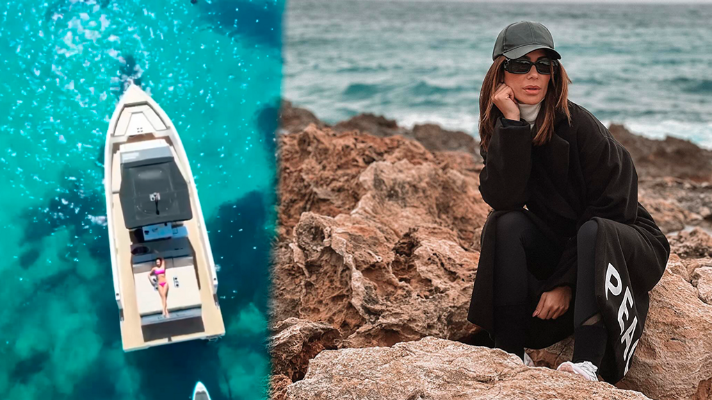 Tamara Gorro alquila su barco en Ibiza (Fotomontaje con imágenes de Instagram: @tamara_gorro / @gogga_oficial)