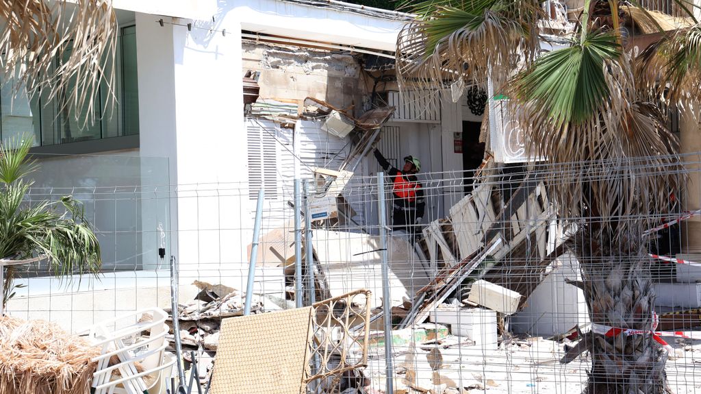Los investigadores del derrumbe en Playa de Palma tratan de esclarecer si una obra ilegal propició el siniestro