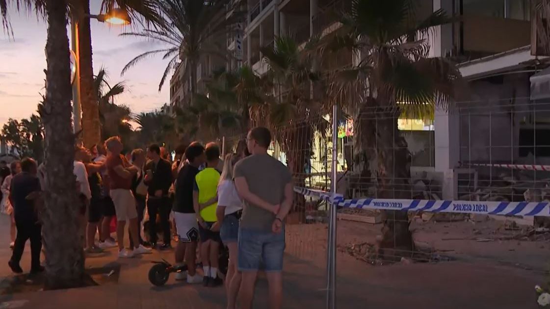 Preocupa el estado de salud de una joven holandesa herida grave en el derrumbe en Palma