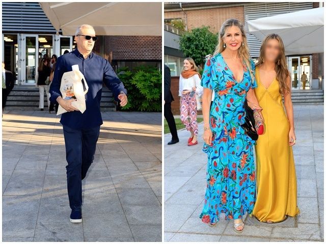Ramón García, Patricia Cerezo y su hija Verónica, fotografiados por separado