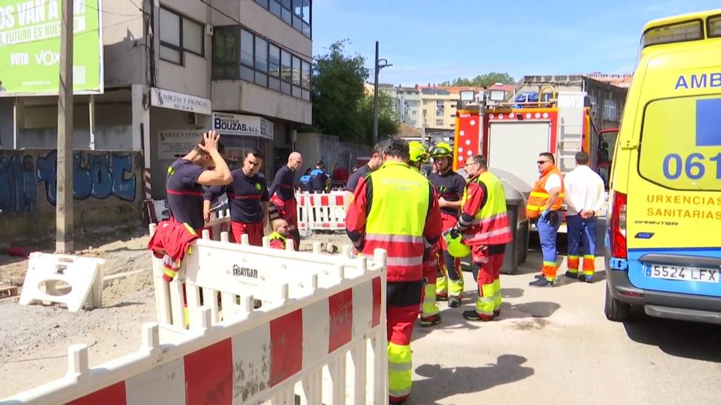 Muere un bombero en Vigo tras caerle una pared encima mientras inspeccionaba una casa