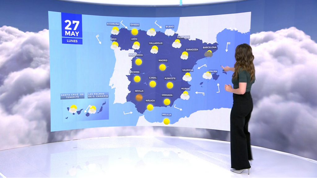 Las temperaturas subirán este domingo de manera generalizada excepto en el área cantábrica