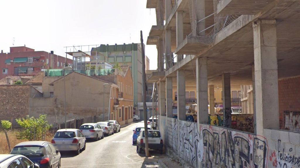 Calle donde fue asesinado un hombre en Alfafar, Valencia