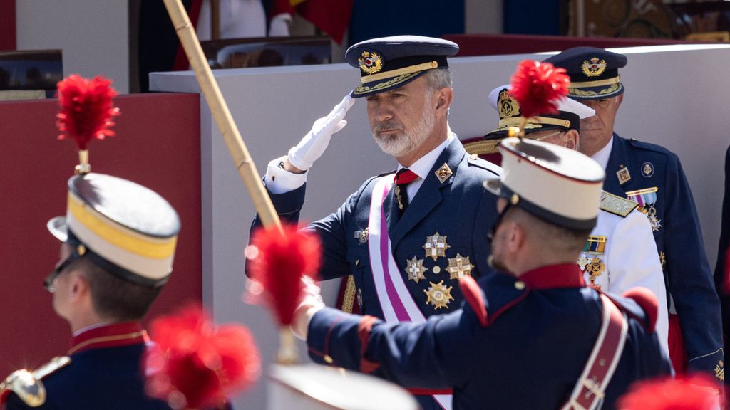 El rey Felipe VI el Día de las Fuerzas Armadas en Oviedo