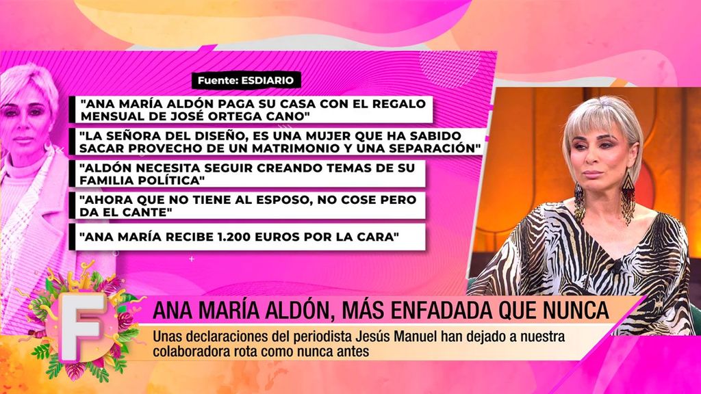 Ana María Aldón aclara si paga su casa con el dinero de Ortega Cano Fiesta 2024 Programa 190