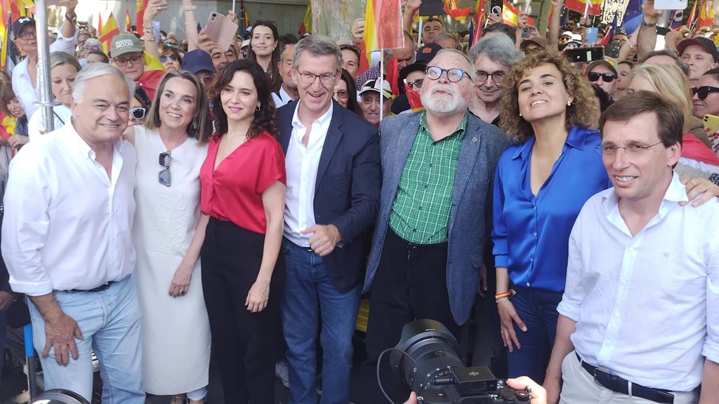 Manifestación del PP en la Puerta de Alcalá