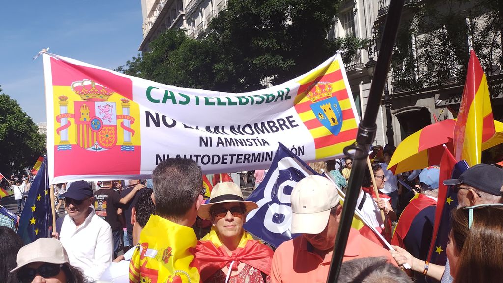 Manifestación del PP en la Puerta de Alcalá