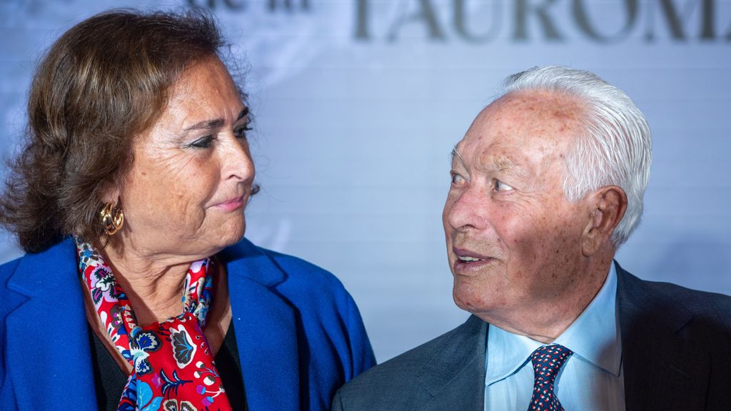 Carmen Tello y Curro Romero, en febrero de 2024.
