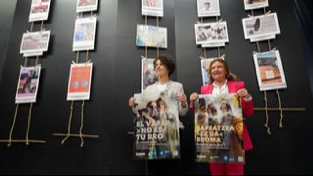 Euskadi intensifica la sensibilización sobre el riesgo para la salud de vapear