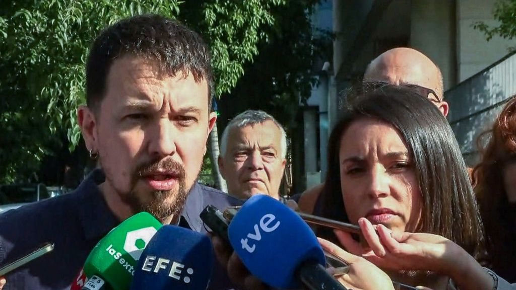 Llegada de Pablo Iglesias e Irene Montero este lunes al Juzgado de lo Penal número 14 de Madrid