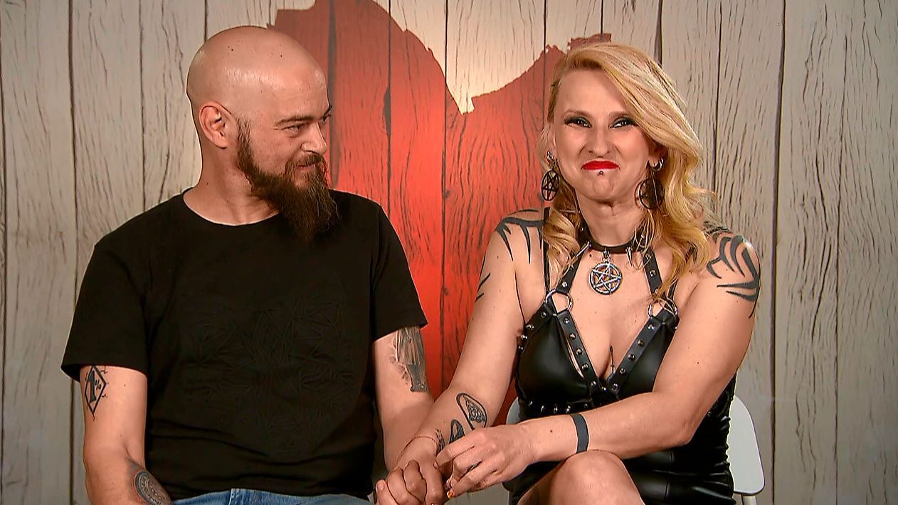 Pilar durante su cita en 'First Dates'