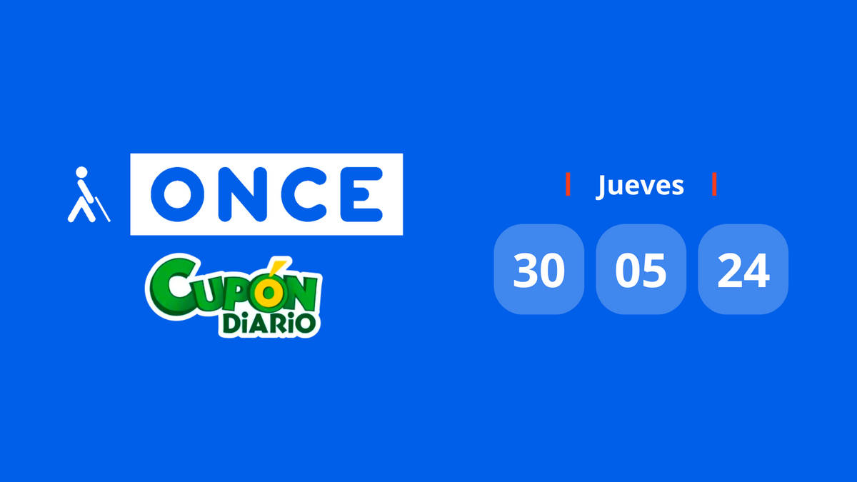 Resultado ONCE: comprobar número premiado hoy jueves 30 de mayo de 2024