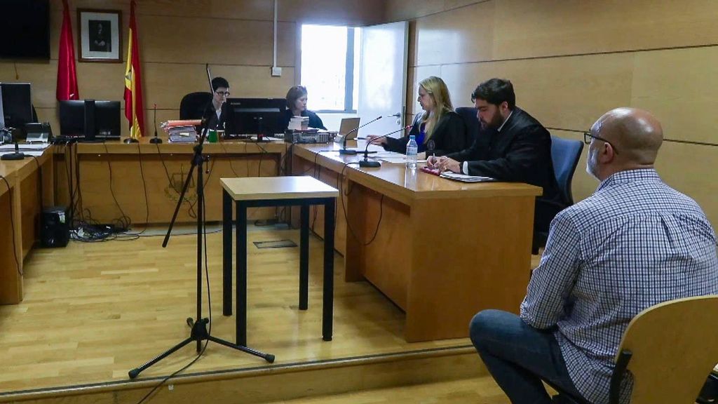 Sala del Juzgado de lo Penal número 14 de Madrid, durante el juicio a Miguel Ángel F.D., por acosar e injuriar a Pablo Iglesias e Irene Montero durante meses en su casa