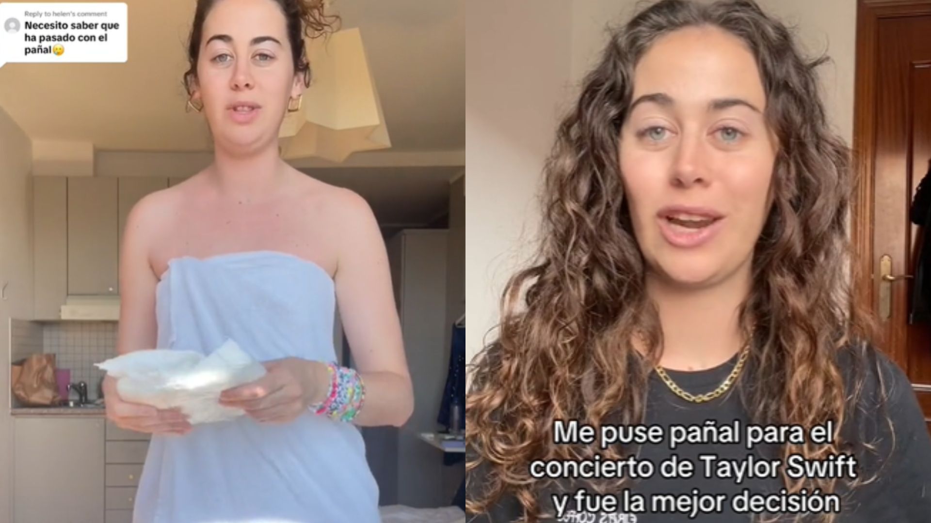 Una fan de Taylor Swift comparte que usa pañales en uno de sus conciertos