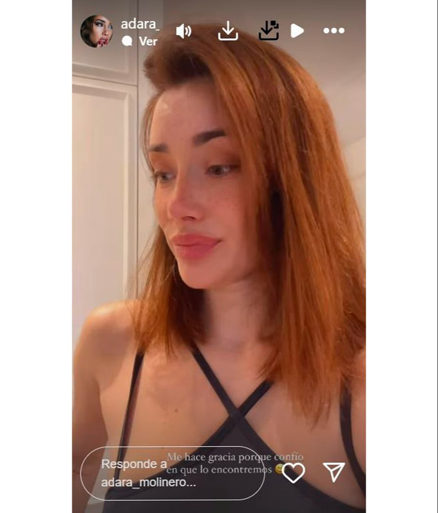 Adara Molinero, preocupada por un problema en su casa