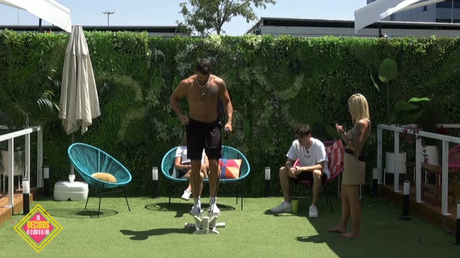 Julen toma la iniciativa en el reto de subir escalones