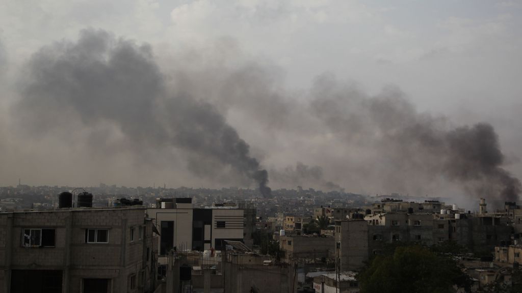 EuropaPress 5993014 rafah may 28 2024    smoke rises in rafah city in the southern gaza strip