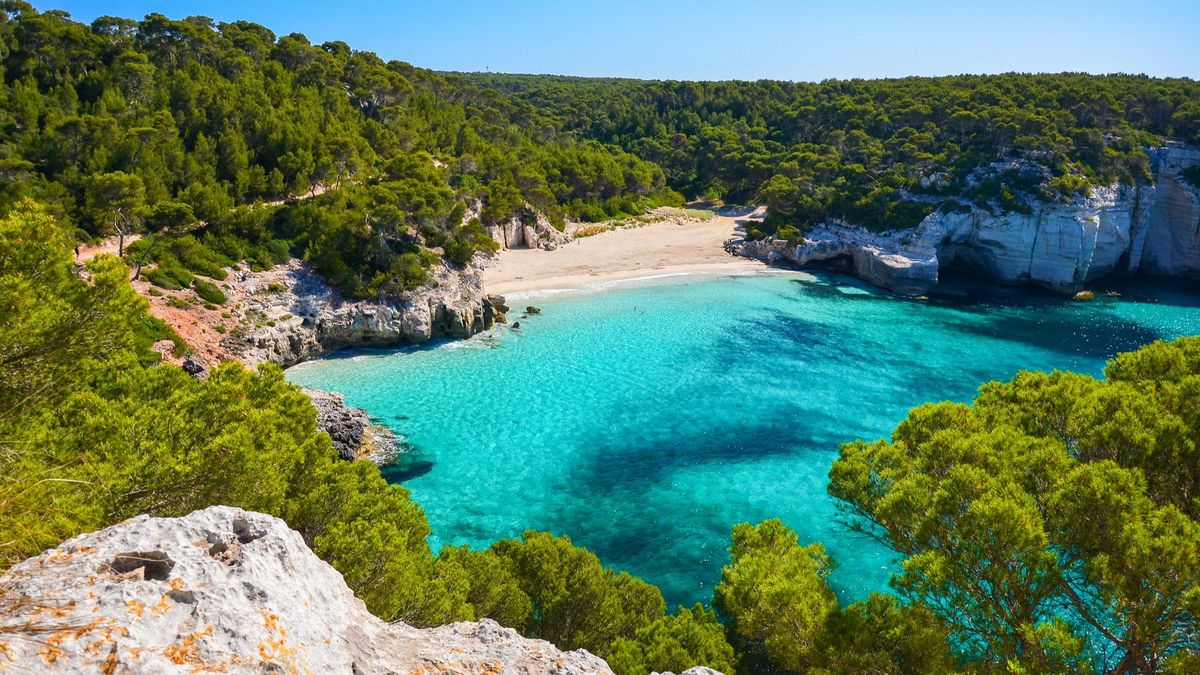 La Cala Mitjana en Menorca