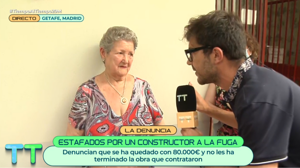 El enfado de unos vecinos de Getafe con un constructor que les ha estafado