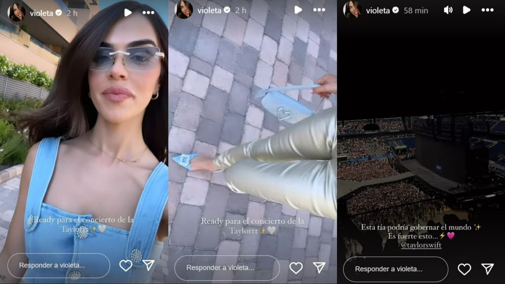 El look de Violeta Mangriñán para el concierto de Taylor Swift