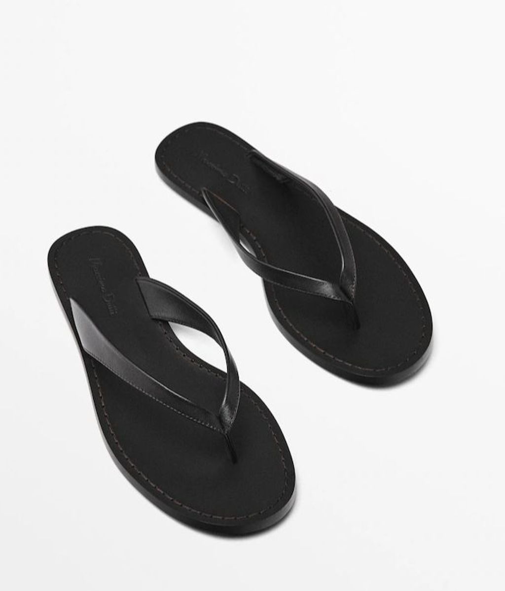 Sandalias de dedo de Massimo Dutti