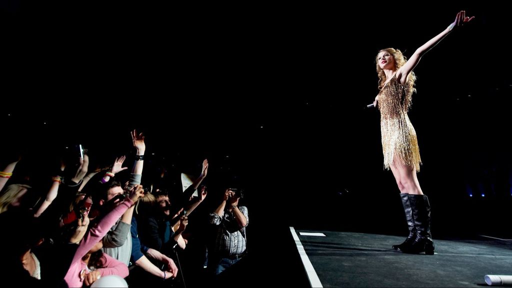 Taylor Swift, en el concierto que dio en 2011 en el Palacio de los Deportes
