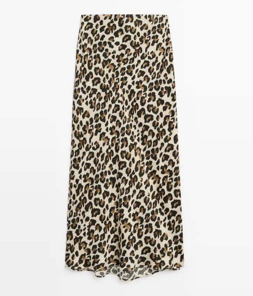 Falda de leopardo