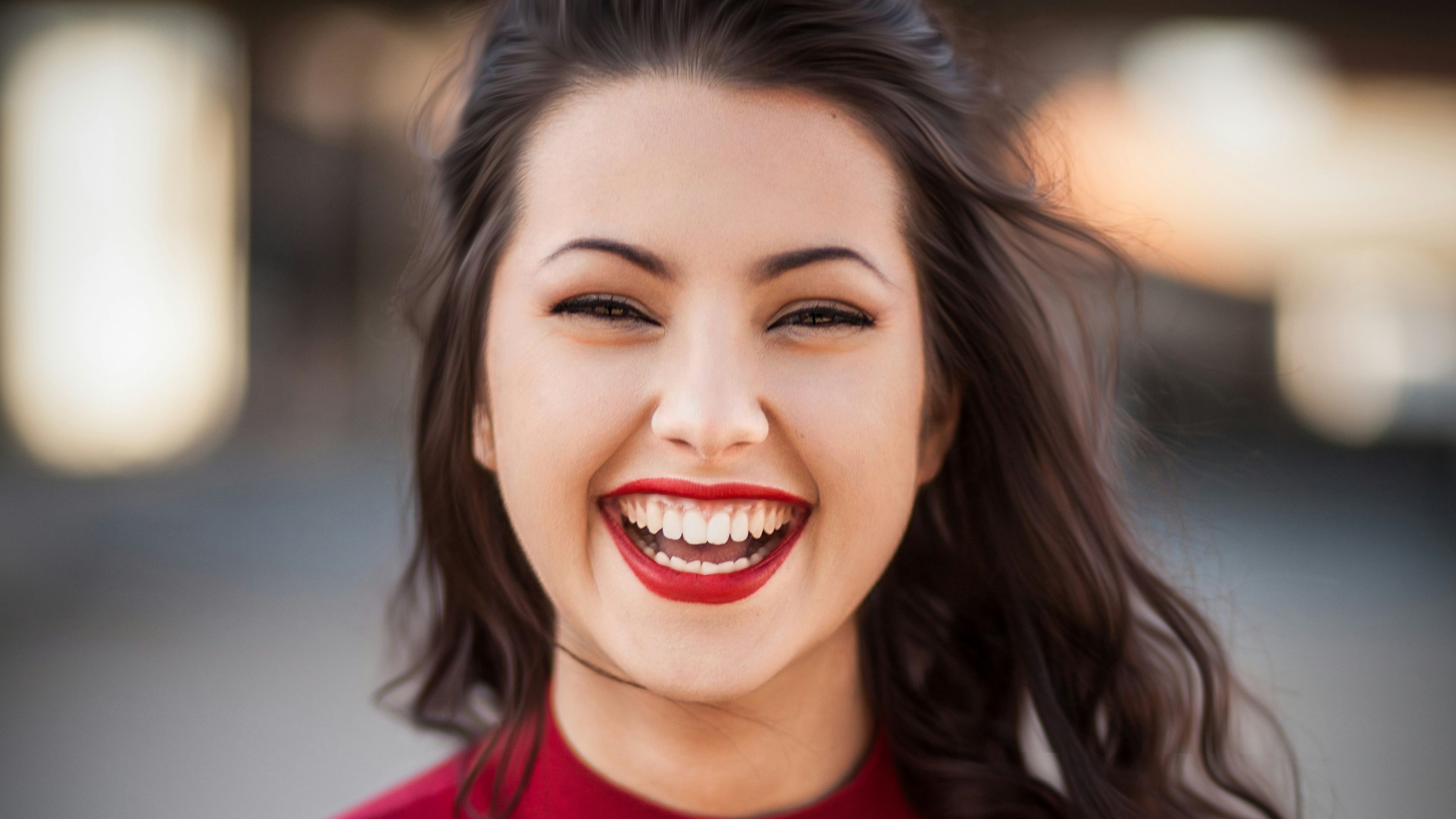 Mujer sonriendo