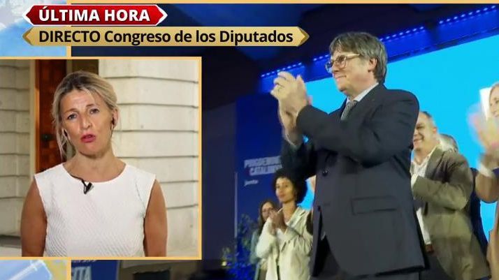 Yolanda Díaz, sobre la amnistía: "Va a dar estabilidad al país"
