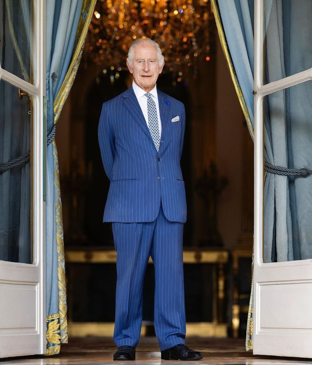 El rey Carlos III, en enero de 2024.