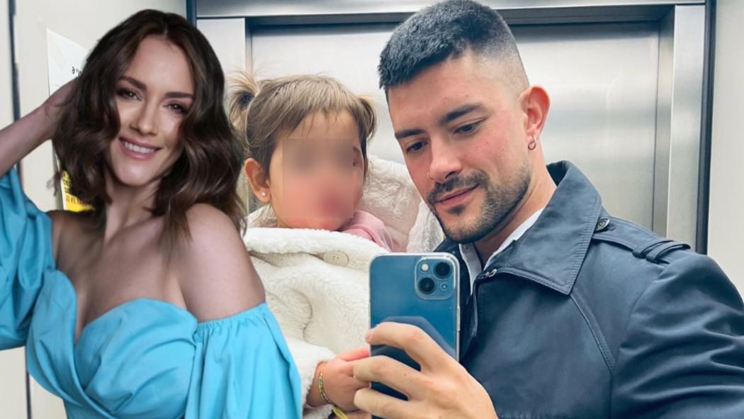 El posado de Elena Rodríguez con su nieta Adriana, hija de Aitor Molinero