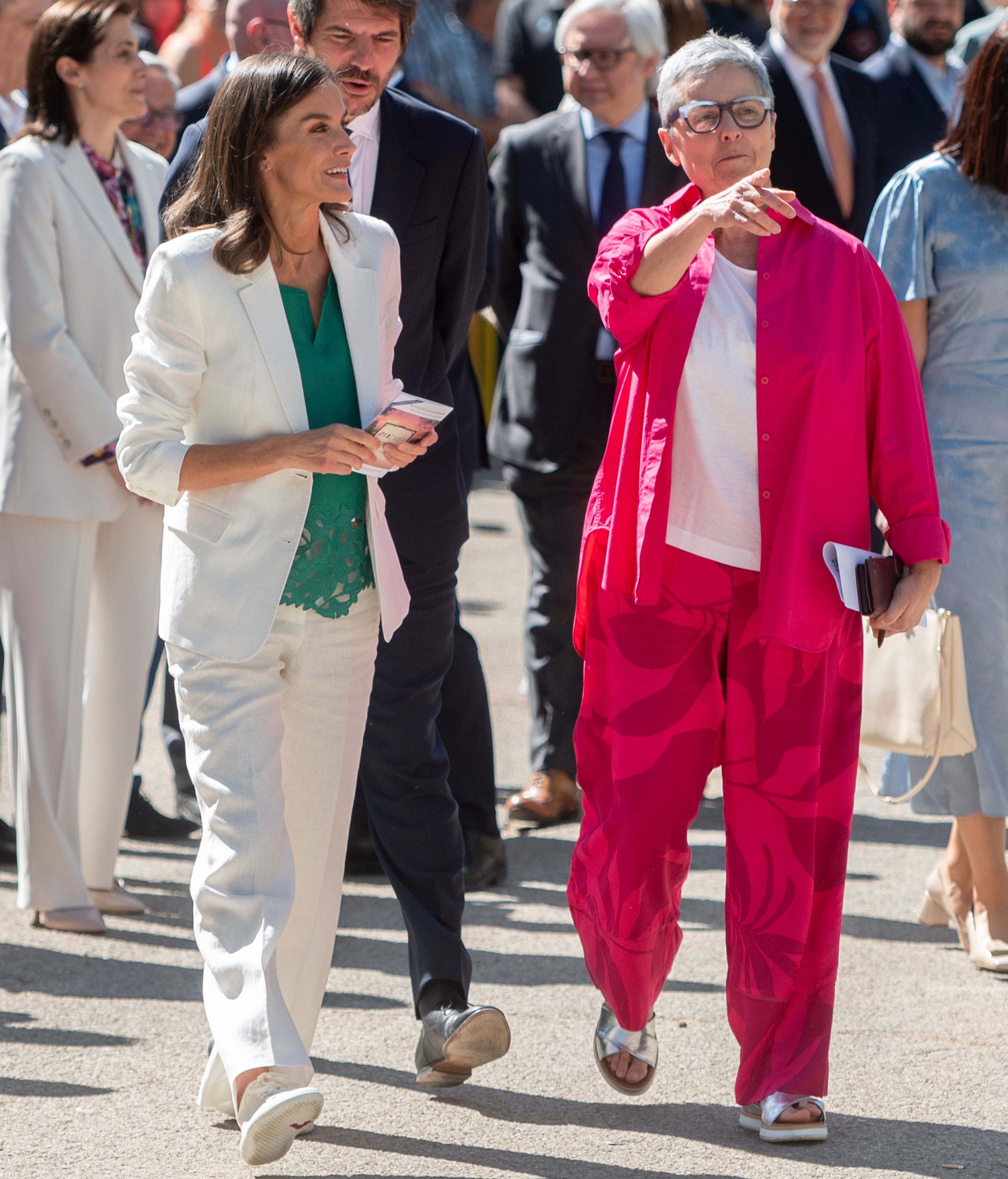 La reina Letizia este 31 de mayo.