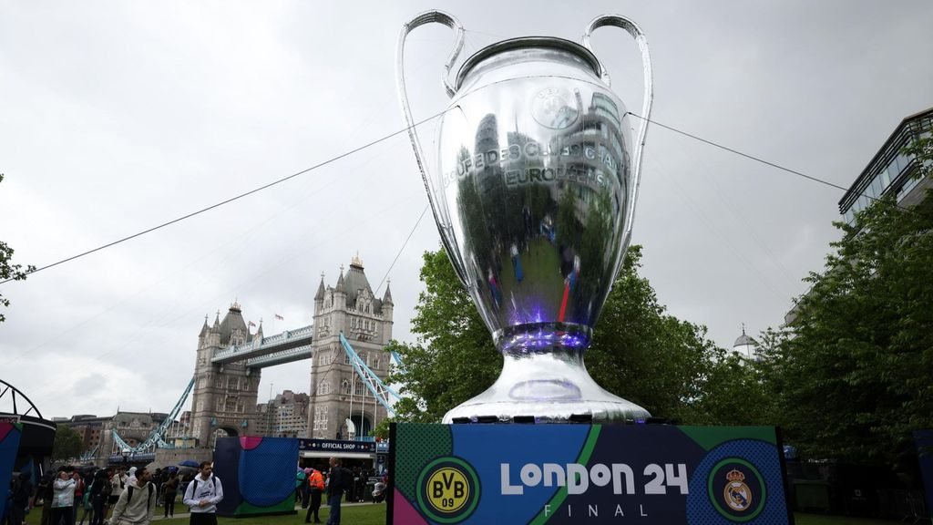 Londres y el estadio de Wembley, preparados para la gran final de Champions Real Madrid–Borussia Dortmund