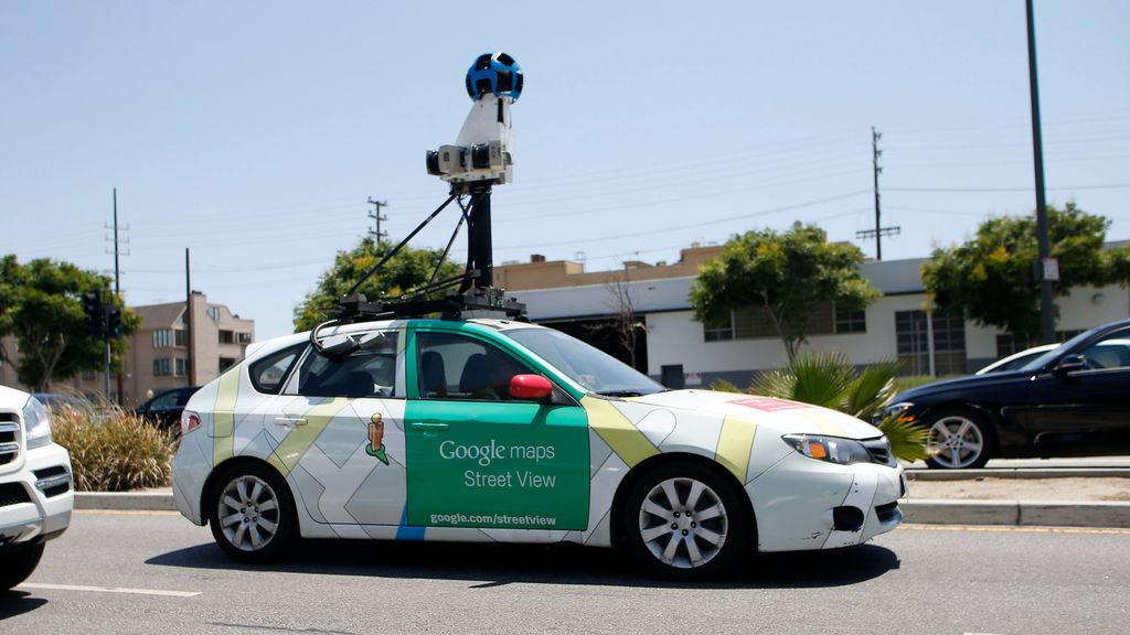 Un coche de Google Street View y Google Maps en Estados Unidos