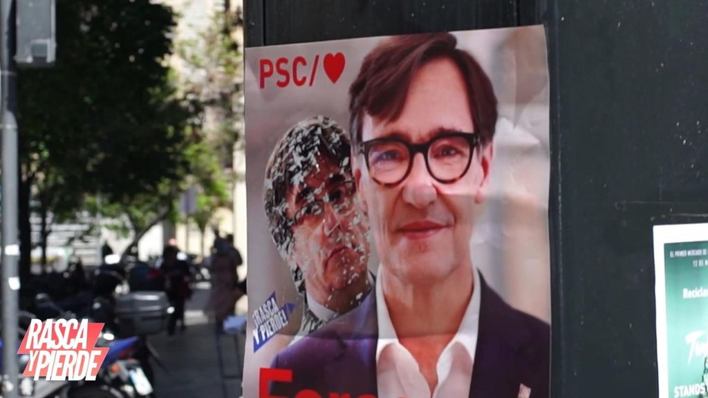 Captura del vídeo de la campaña 'Rasca y pierde' del PP de Catalunya para las catalanas