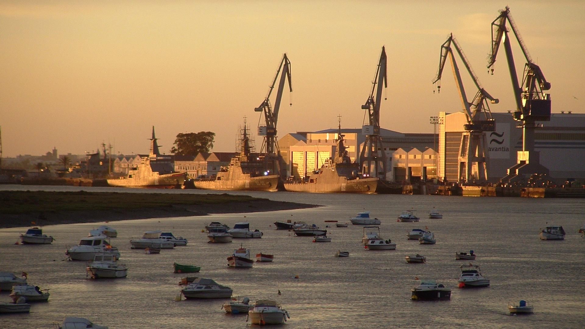 Archivo - Astilleros de Navantia en San Fernando (Cádiz)