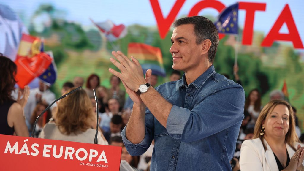 El presidente del Gobierno, Pedro Sánchez, llama a los "zurdos" a votar al PSOE en las elecciones europeas