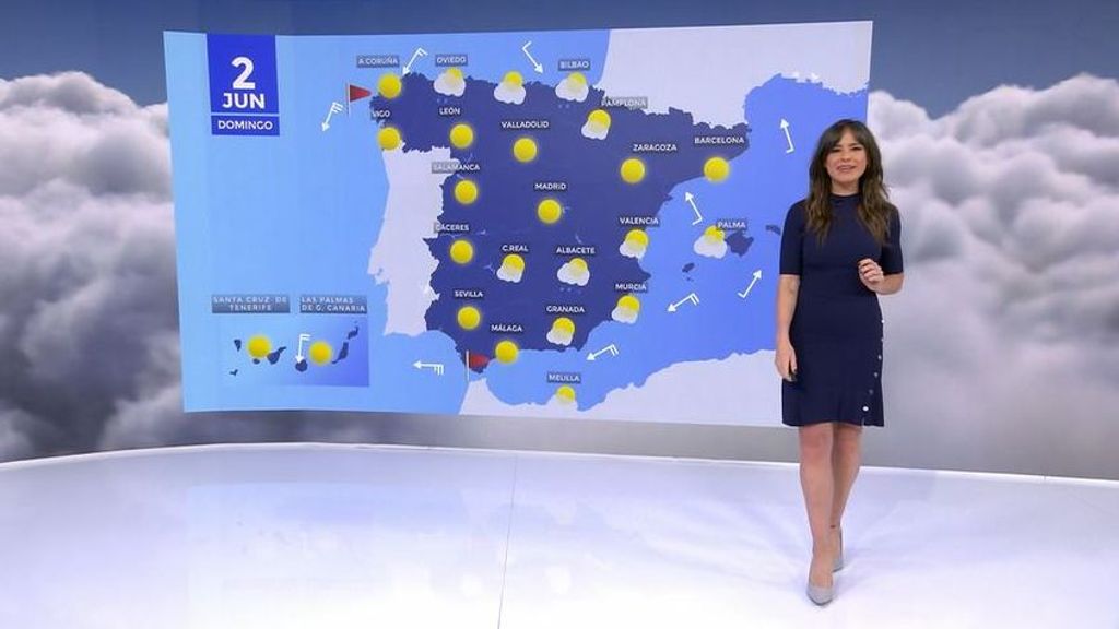 Las máximas bajan este domingo en el sur aunque Sevilla mantiene los 35ºC